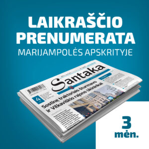 „Santakos“ laikraščio prenumerata / 3 mėn.