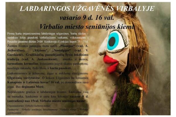 Labdaringos Užgavėnės Virbalyje