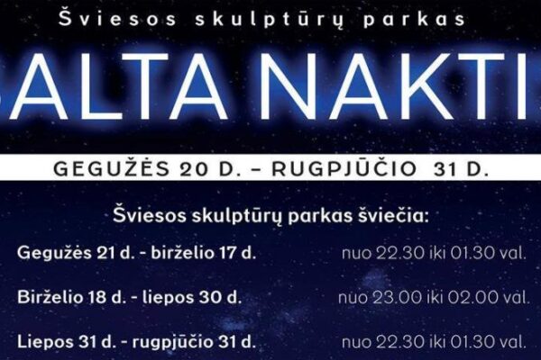 Skulptūros dvare švies kitu laiku