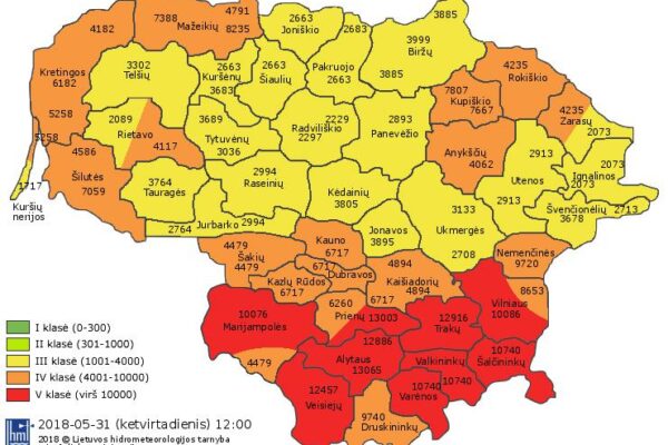 Miškuose lankytis draudžiama