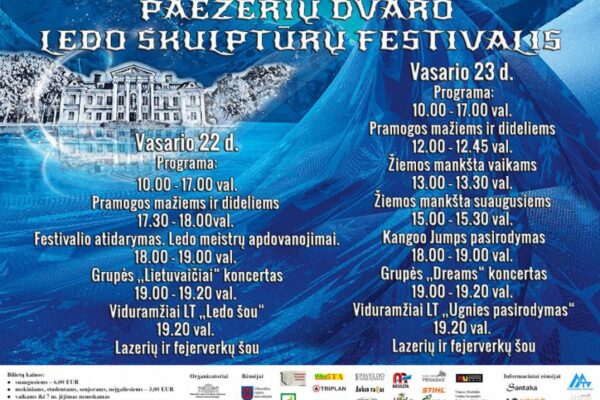 Į Paežerius sugrįžta ledo skulptūrų festivalis