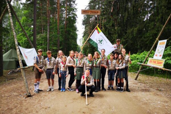 Vilkaviškio skautai dalyvavo Baltijos šalių stovykloje