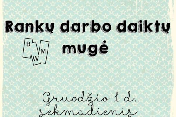 Kviečia į rankų darbo gaminių mugę