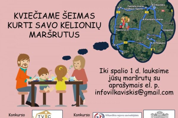 Šeimos kviečiamos kurti savo kelionių maršrutus