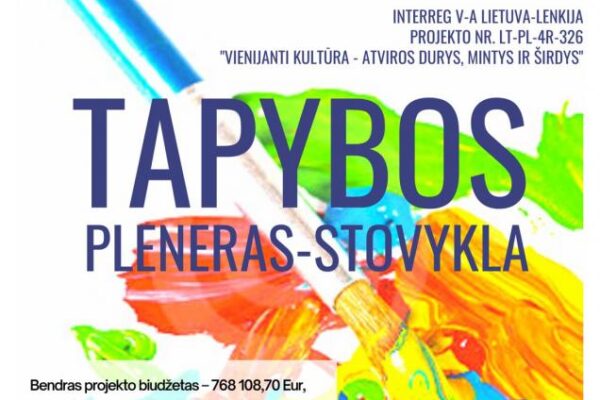 Tapybos pleneras-stovykla