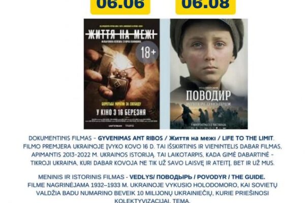 Ukrainos kino savaitė „Ukrainos kinas – gyvenimas ant ribos“