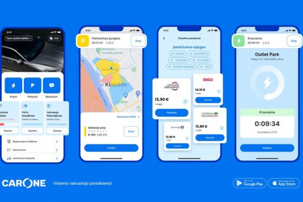 Artėjant vasaros sezonui Palangoje pradeda veikti nauja parkavimo programėlė „carOne“