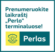 Prenumeruokite „Santaką“ „Perlo“ terminaluose.