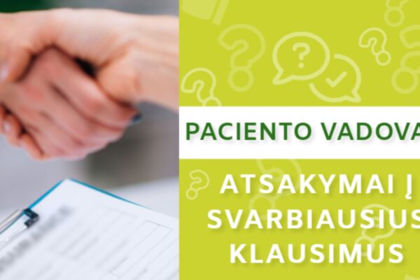 Valstybinė ligonių kasa pristato naują elektroninį leidinį „Paciento vadovas. Atsakymai į svarbiausius klausimus“